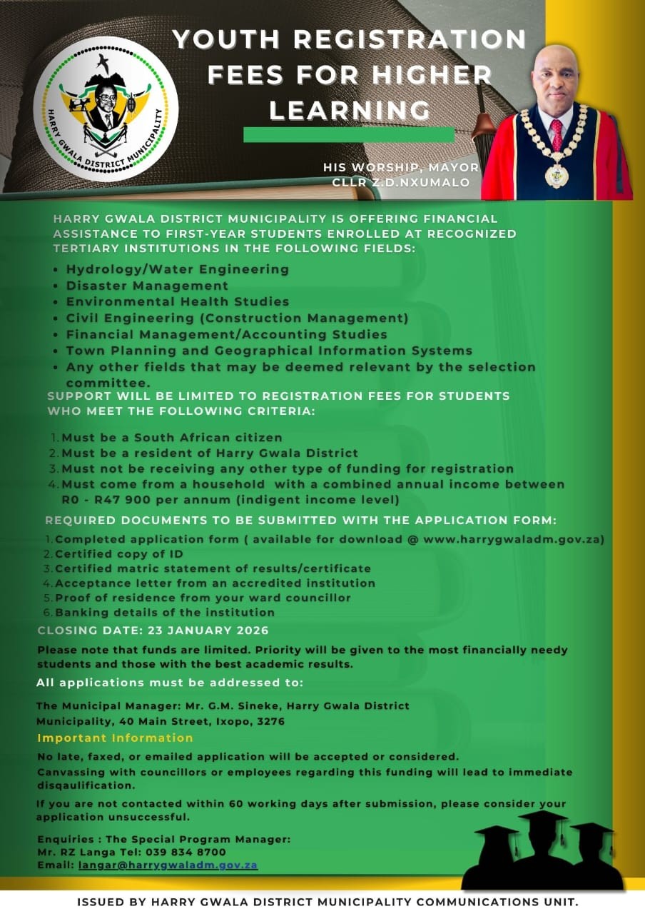 Youth Registration Fees For Higher Learning