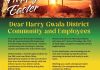 Dear Harry Gwala District Community and Employees