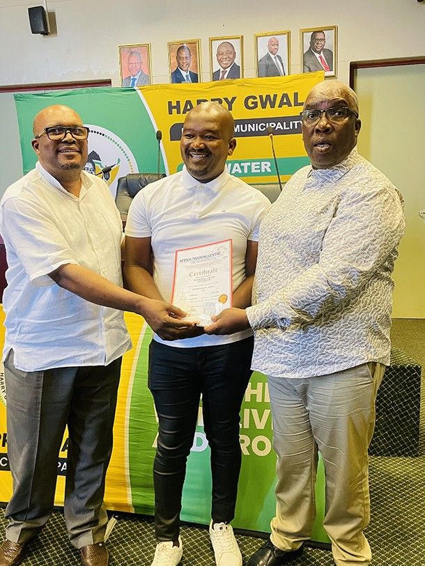 The Youth of Harry Gwala benefit on Youth Skills Development training