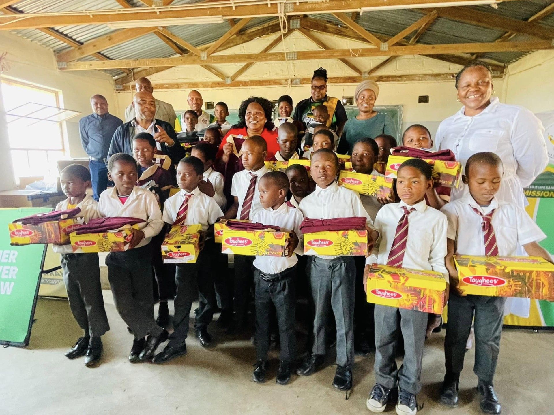 The Harry Gwala District Mayor Donates Uniforms to Rural Schools