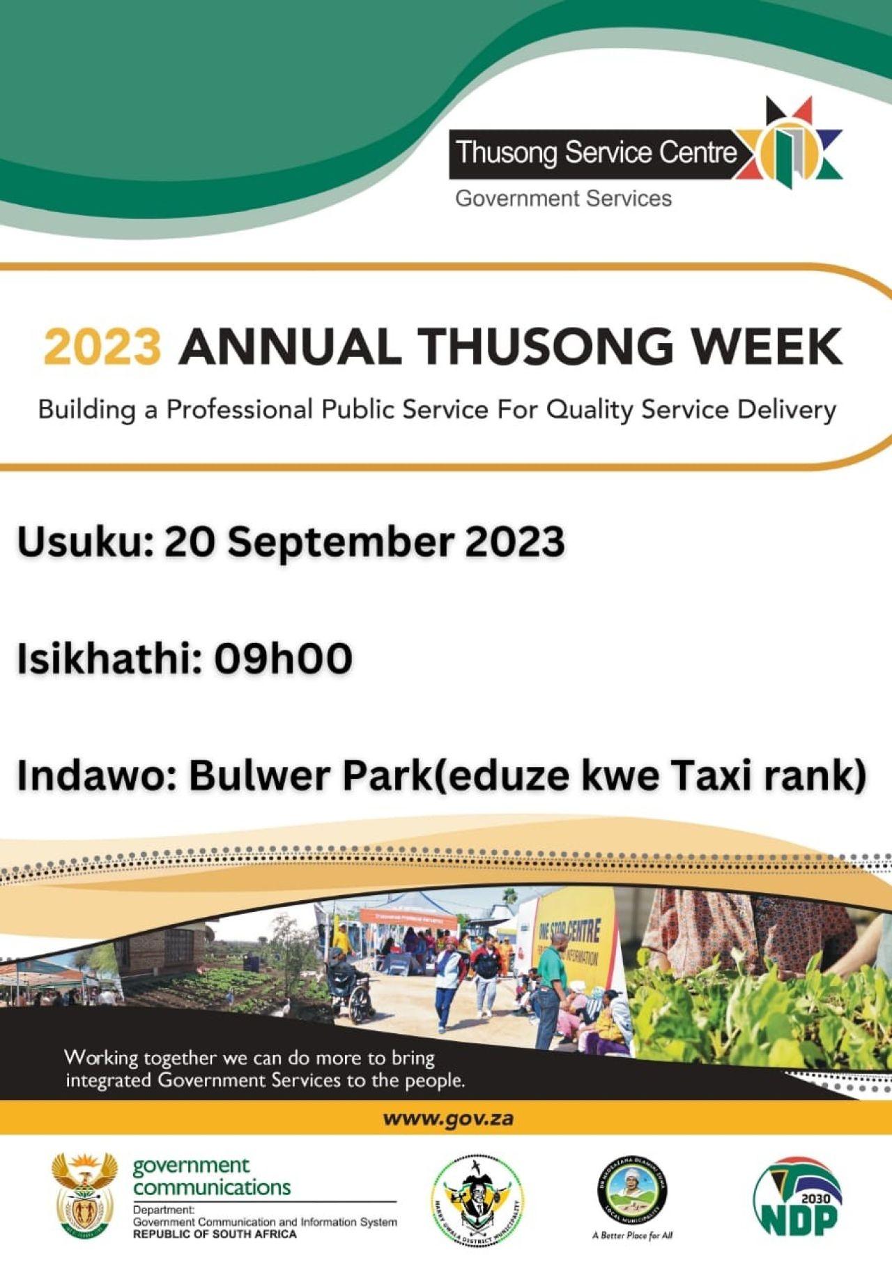 2023 Annual Thusong Week